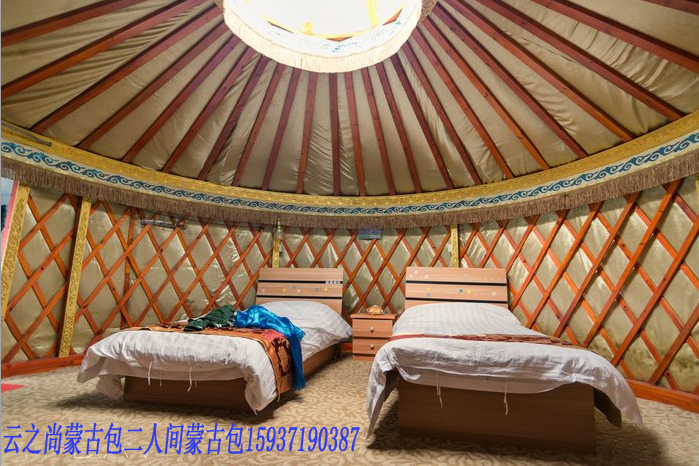 住宿蒙古包帐篷 餐饮蒙古包订做 户外蒙古包